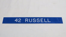 Load image into Gallery viewer, 1995 Leonard Russell St. Louis Rams Game Used NFL Locker Room Nameplate! ASU!