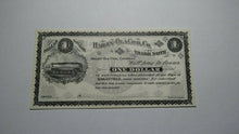 Load image into Gallery viewer, $1 18__ Haileyville Oklahoma Obsolete Currency Bank Note Remainder! Ola Coal Co.