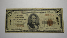 Load image into Gallery viewer, $5 1929 East Northport New York NY National Currency Bank Note Bill #12593 RARE!