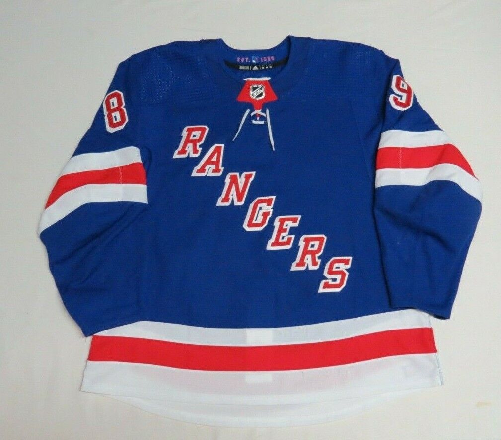 2020-21 Pavel Buchnevich New York Rangers Game Used Worn NHL Hockey Jersey