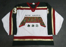 Load image into Gallery viewer, 2000-01 Brian Bolf New Haven Knights Game Used Worn UHL Hockey Jersey!
