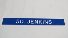Load image into Gallery viewer, 1995 Carlos Jenkins St. Louis Rams Game Used NFL Locker Room Nameplate MSU!
