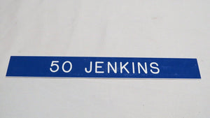 1995 Carlos Jenkins St. Louis Rams Game Used NFL Locker Room Nameplate MSU!