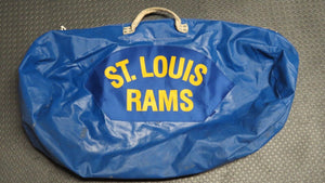 Early-Mid 1990's St. Louis Rams Game Used Vinyl Equipment Bag! Los Angeles NFL