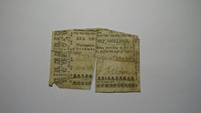 Load image into Gallery viewer, 1761 Twenty Shillings North Carolina NC Colonial Currency Bank Note Bill 20s