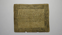 Load image into Gallery viewer, 1775 $2/3 Annapolis Maryland MD Colonial Currency Bank Note Bill RARE ISSUE