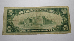 $10 1929 Floral Park New York NY National Currency Bank Note Bill Charter #12449
