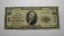 Load image into Gallery viewer, $10 1929 Monongahela City Pennsylvania PA National Currency Bank Note Bill #5968