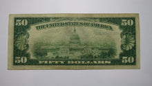 Load image into Gallery viewer, $50 1929 Kansas City MO National Currency Note Federal Reserve Bank Note VF++