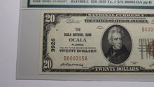 Load image into Gallery viewer, $20 1929 Ocala Florida FL National Currency Bank Note Bill #9926 Choice VF35 PMG