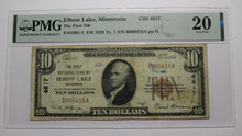 Load image into Gallery viewer, $10 1929 Elbow Lake Minnesota MN National Currency Bank Note Bill #4617 VF20 PMG