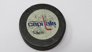 1980-85 Washington Capitals Official Viceroy Approved NHL Game Puck Not Used
