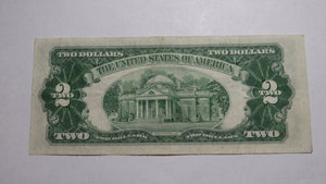 $2 1953 United States Note Red Seal Legal Tender Note Two Dollar Bank Bill Fine+