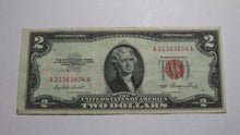 Load image into Gallery viewer, $2 1953 United States Note Red Seal Legal Tender Note Two Dollar Bank Bill Fine+