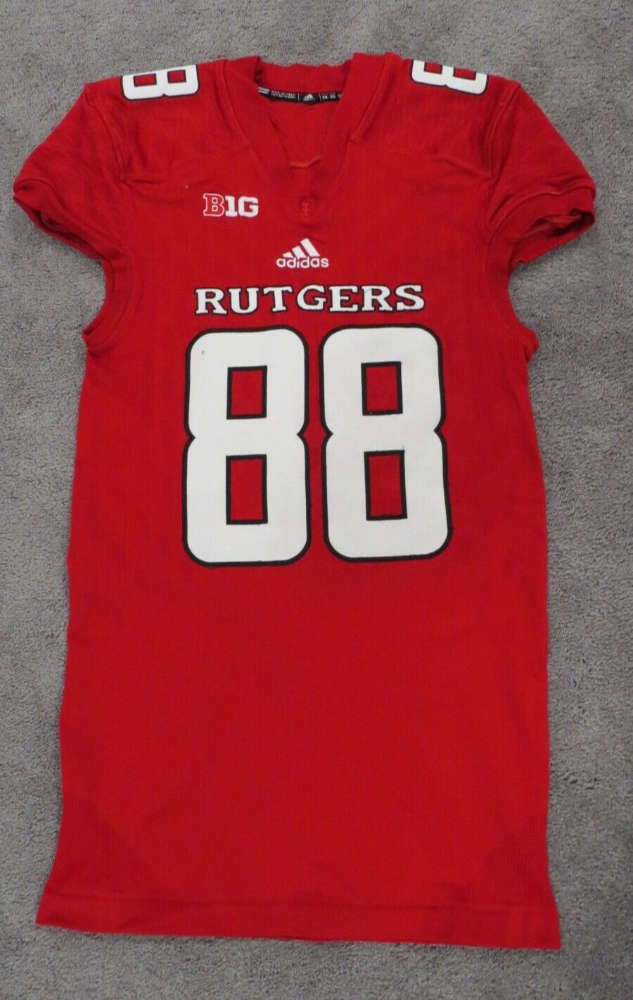 2017 Brendan Bordner Rutgers Scarlet Knights Game Used Worn NCAA Football Jersey