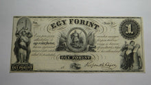 Load image into Gallery viewer, $1 18__ New York NY Obsolete Currency Bank Note Bill! Hungarian Fund Egy Forint