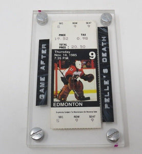 November 14, 1985 Philadelphia Flyers Lindbergh Memorial Game Hockey Ticket Stub