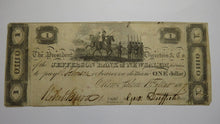 Load image into Gallery viewer, $1 1814 New Salem Ohio OH Obsolete Currency Bank Note Bill Jefferson Bank of NS