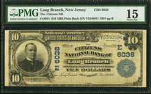 Load image into Gallery viewer, $10 1902 Long Branch New Jersey NJ National Currency Bank Note Bill Ch #6038 F15
