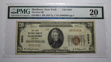 Load image into Gallery viewer, $20 1929 Marlboro New York NY National Currency Bank Note Bill Ch. #8834 VF20