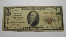Load image into Gallery viewer, $10 1929 Red Creek New York NY National Currency Bank Note Bill! Ch. #10781 RARE