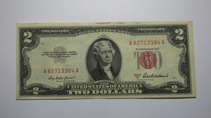$2 1953 United States Note Red Seal Legal Tender Note Two Dollar Bank Bill XF