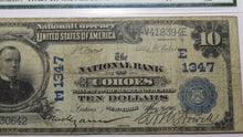 Load image into Gallery viewer, $10 1902 Cohoes New York NY National Currency Bank Note Bill #1347 PMG Fine