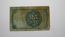 Load image into Gallery viewer, 1874 $.25 Fifth Issue Fractional Currency Obsolete Bank Note Bill 5th About Good