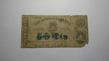 Load image into Gallery viewer, $.50 1863 Montgomery Alabama AL Obsolete Currency Bank Note Fractional Bill!