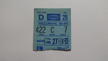 Load image into Gallery viewer, January 27, 1977 New York Rangers Vs. Pittsburgh Penguins NHL Hockey Ticket Stub