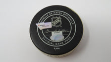 Load image into Gallery viewer, 2018-19 Mike Hoffman Florida Panthers Game Used Goal Puck -Aleksander Barkov Ast
