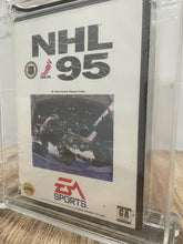 Load image into Gallery viewer, New NHL &#39;95 Sega Genesis Factory Sealed Video Game Wata Graded EA Sports Hockey