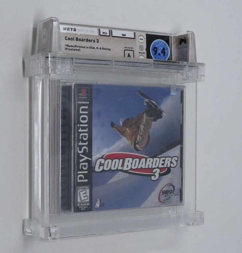 Cool Boarders 3 Sony Playstation Factory Sealed Video Game Wata 9.4 A Graded