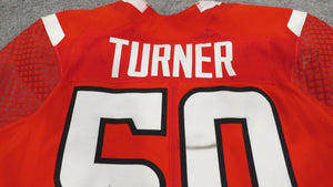 2016 Julius Turner Rutgers Scarlet Knights Game Used Worn Football Jersey Big 10