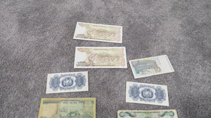 10 Piece Mixed Lot International Obsolete Bank Notes! Defunct Currency Bolivia