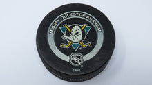 Load image into Gallery viewer, 2002-04 Anaheim Mighty Ducks Game Used Official Bettman NHL Game Puck InGlasco!
