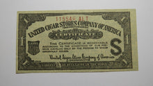 Load image into Gallery viewer, 1950&#39;s United Cigar Stores Company of America Certificate!  Scranton PA