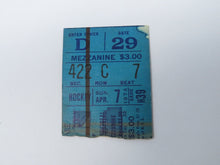 Load image into Gallery viewer, April 7, 1974 New York Rangers Vs. Montreal Canadiens NHL Hockey Ticket Stub