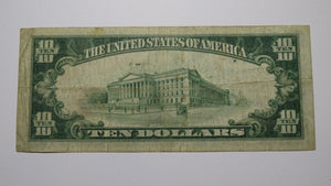 $10 1929 Glen Rock New Jersey NJ National Currency Bank Note Bill Ch. #12609 VF
