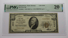 Load image into Gallery viewer, $10 1929 Glassboro New Jersey NJ National Currency Bank Note Bill Ch. #3843 VF20
