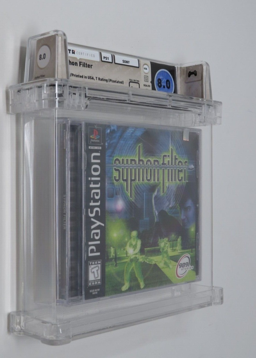 Original Syphon Filter Sony Playstation Factory Sealed Video Game Wata Graded