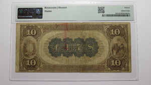 $10 1882 St. Louis Missouri MO National Currency Bank Note Bill #4178 Brown Back