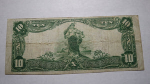 $10 1902 Ballston Spa New York NY National Currency Bank Note Bill #1253 FINE
