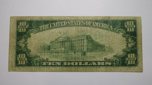 $10 1929 New York City NY National Currency Note Federal Reserve Bank Note Bill