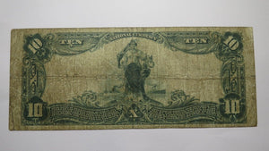 $10 1902 Piedmont West Virginia WV National Currency Bank Note Bill #4088 RARE!