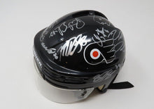 Load image into Gallery viewer, 2005-06 Team Signed Philadelphia Flyers Mini Helmet Forsberg Carter Richards