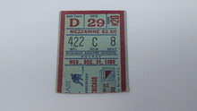 Load image into Gallery viewer, December 31, 1969 New York Rangers Vs. Chicago Blackhawks NHL Hockey Ticket Stub