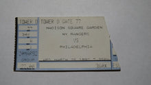 Load image into Gallery viewer, March 25, 1992 New York Rangers Vs Philadelphia Flyers Hockey Ticket Stub Leetch