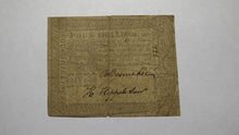 Load image into Gallery viewer, 1773 Four Shillings Pennsylvania PA Colonial Currency Bank Note Bill RARE 4s