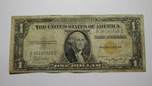 Load image into Gallery viewer, $1 1935-A North Africa Silver Certificate Yellow Seal WWII Emergency Issue Bill